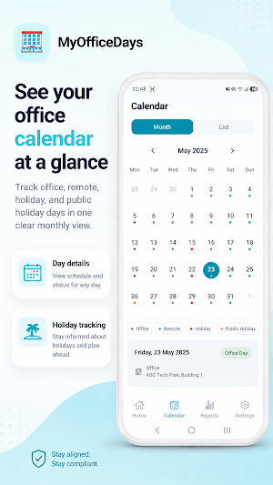 MyOfficeDays Screenshot 1