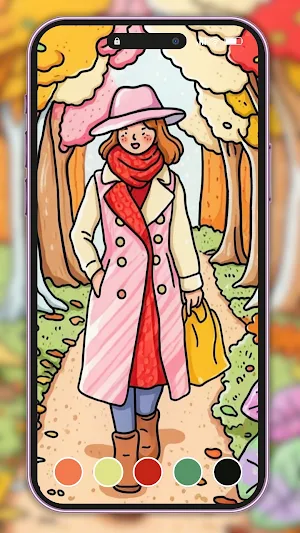 Cozy Autumn Coloring Screenshot 3