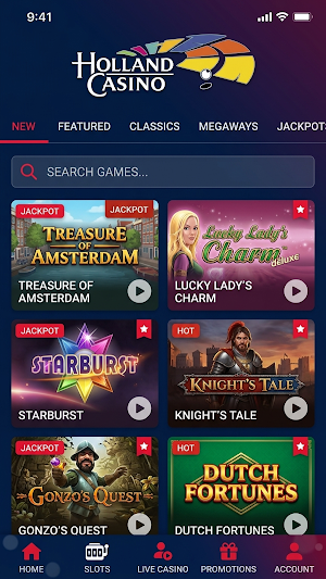 Holland Casino Screenshot 1