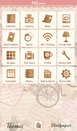 Vintage Wallpaper Memories of Paris Theme Screenshot 1