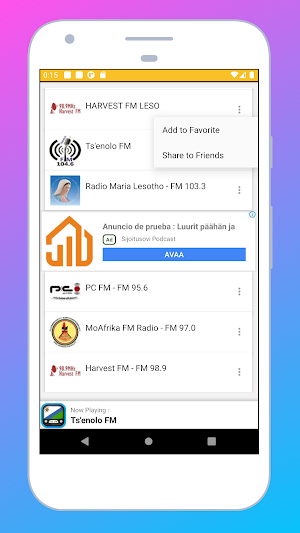 Radio Lesotho: Online FM app + Free Stations Screenshot 3