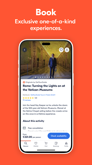 Get Your Guide: Ticketing Screenshot 3