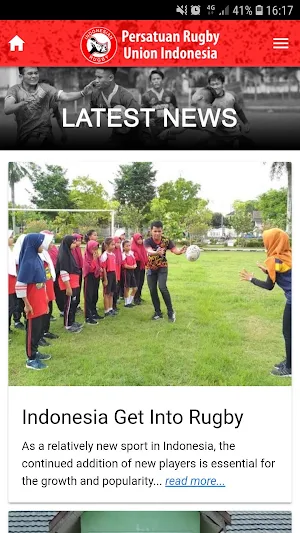 Rugby Indonesia Screenshot 0