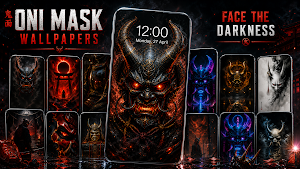 Oni Mask Wallpapers Live 4K Screenshot 0