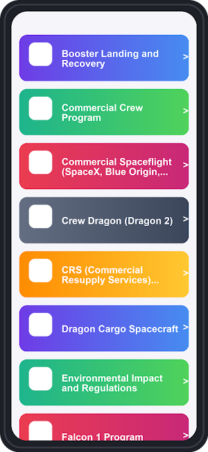 SpaceX Trivia Quiz Screenshot 0