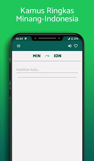 Kamus Kata Minang Indonesia Screenshot 0