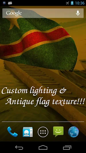 DR Congo Flag Live Wallpaper Screenshot 2