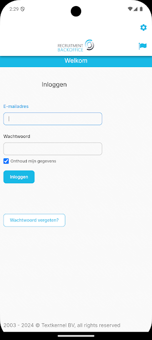 Recruitment Backoffice Screenshot 0