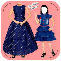 Kids Fashion Frock Photo Montage