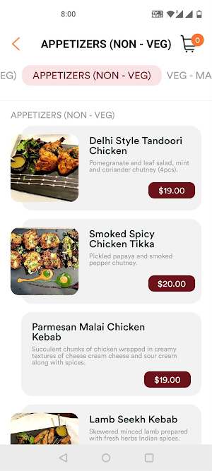 Riyasat Indian Restaurant Screenshot 2