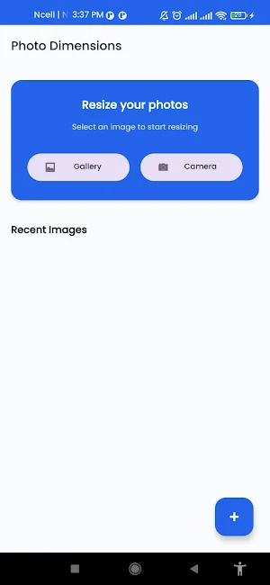 Photo Dimension:  Resizer Screenshot 1