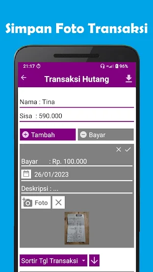 Catatan Hutang Piutang - PRO Screenshot 3