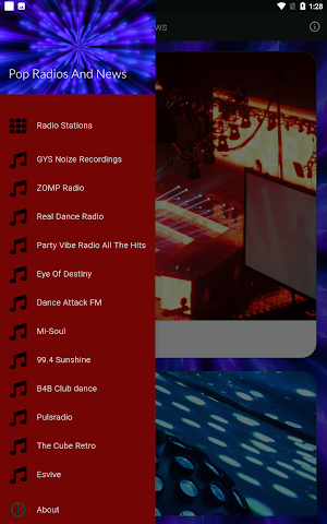 Pop Music Radios And News Screenshot 1