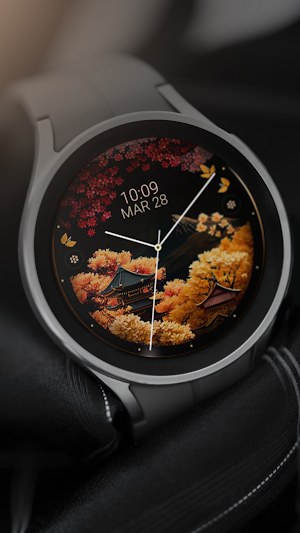 Japan Bloom Watch Face Screenshot 3