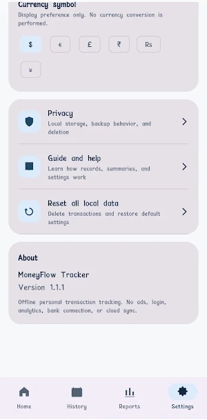 MoneyFlow Tracker Screenshot 2