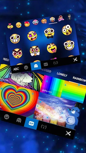 Ice Wolf 3D Keyboard Theme Screenshot 3