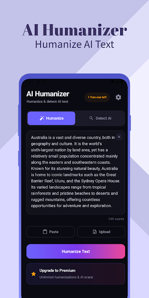 AI Humanizer - Humanize Text Screenshot 0