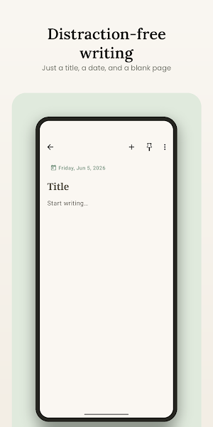 Diary Notebook Screenshot 1