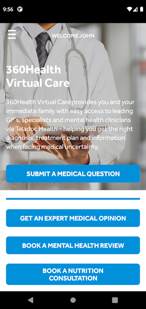 360Health Virtual Care Screenshot 1