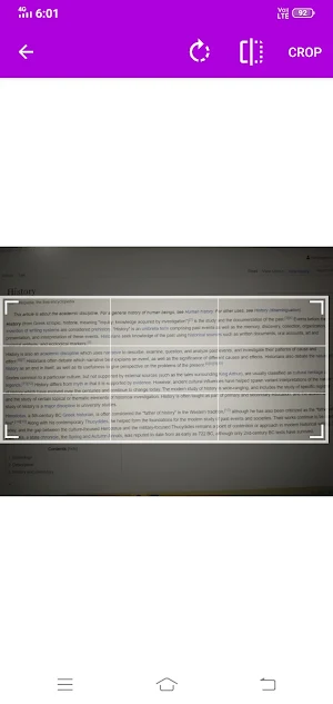 Text Scanner Screenshot 2