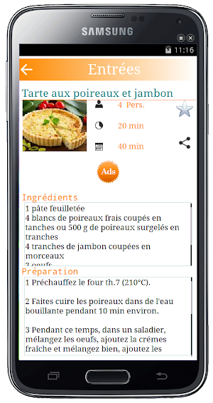 Cuisine Facile Screenshot 0