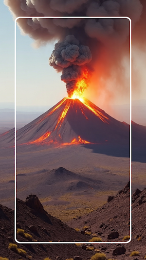 Volcano Wallpaper 4K HD Screenshot 1
