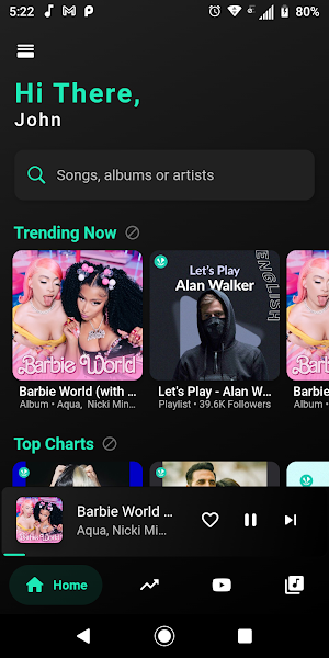 DJMusic - Music, Songs App Screenshot 1