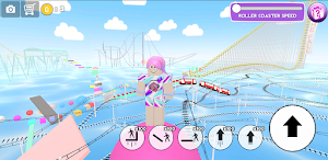 Roller coaster obby parkour Screenshot 3