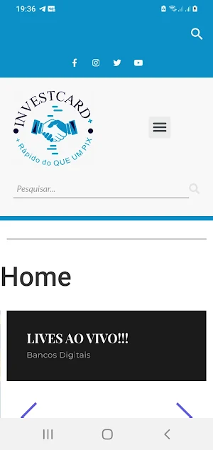 Investcardmais Screenshot 1