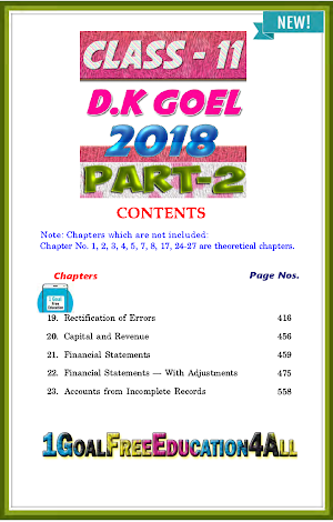 Account Class-11 Solutions (D K Goel) 2018 Part-2 Screenshot 1