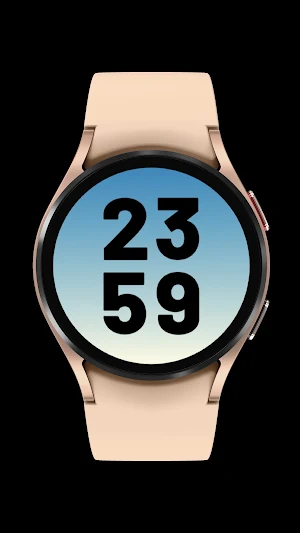simple number watch face Screenshot 1