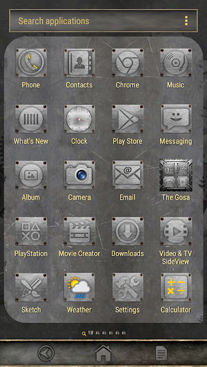 Trees of Gear  (metal live)| Xperia™ Theme + icons Screenshot 1