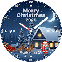 Christmas Glow Watch Face