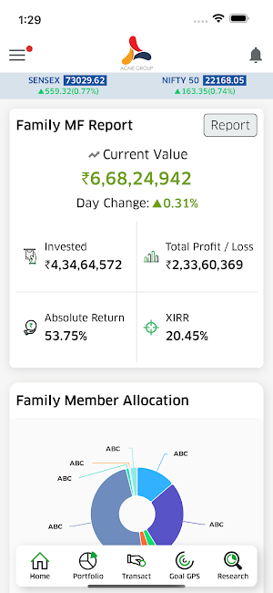 Acme Wealth Screenshot 1