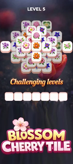 Cherry Blossom : Flower Tiles Screenshot 1