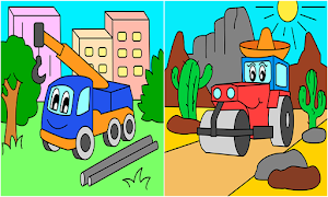 Painting cars. Screenshot 2