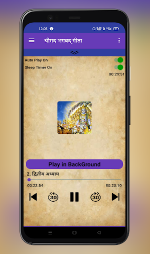 Bhagavad Gita Hindi: AudioBook & PDF Screenshot 3