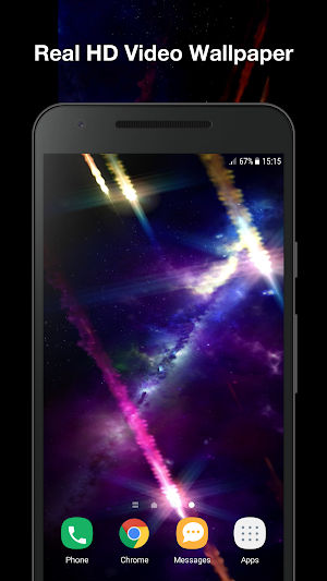 Meteor Shower Live Wallpaper Screenshot 2