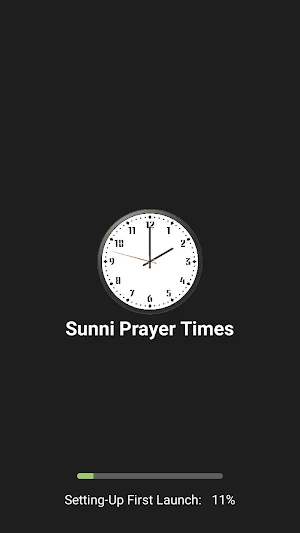 Sunni Prayer Times Screenshot 0