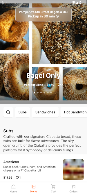 Pompano's 6th Street Bagels Screenshot 1