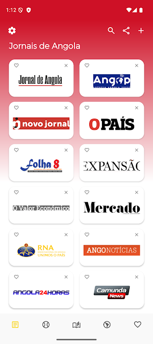 Jornais de Angola e notícias Screenshot 0