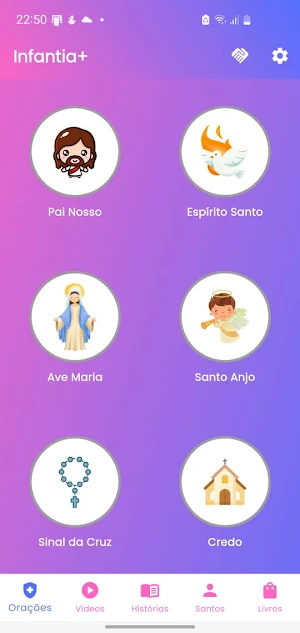 Infantia+ Orações e Desenhos Screenshot 0