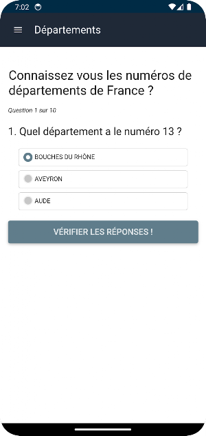Géo Quiz France Screenshot 2