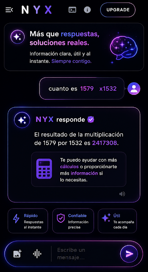 Nyx AI artificial intelligence Screenshot 3