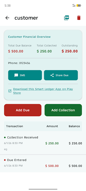 Smart Ledger Pro: Shop & Khata Screenshot 3