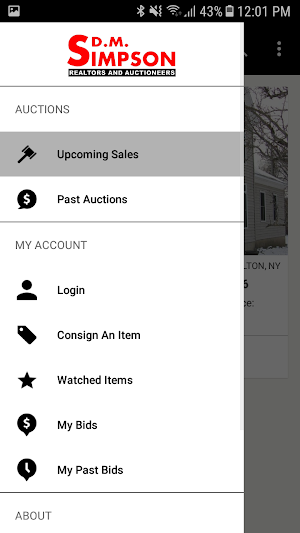 DM Simpson Auctions Screenshot 3
