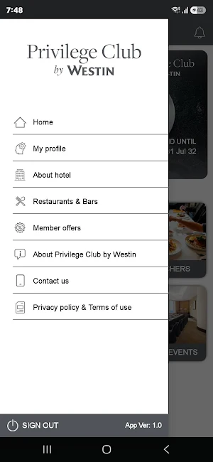 Privilege Club by Westin Screenshot 2