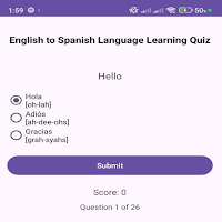 English to Spanish Learning