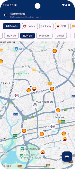 Petrol Price Singapore Screenshot 2