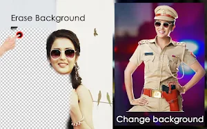 Women Police Photo Suit Screenshot 2